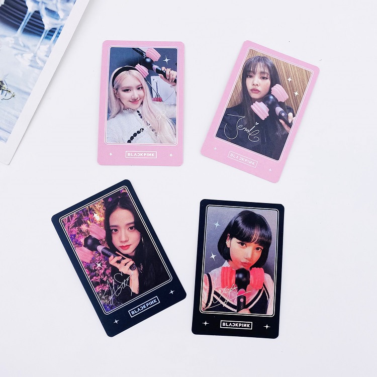 Thẻ Hình Nhóm Nhạc Kpop BLACK PINK Xinh Xắn