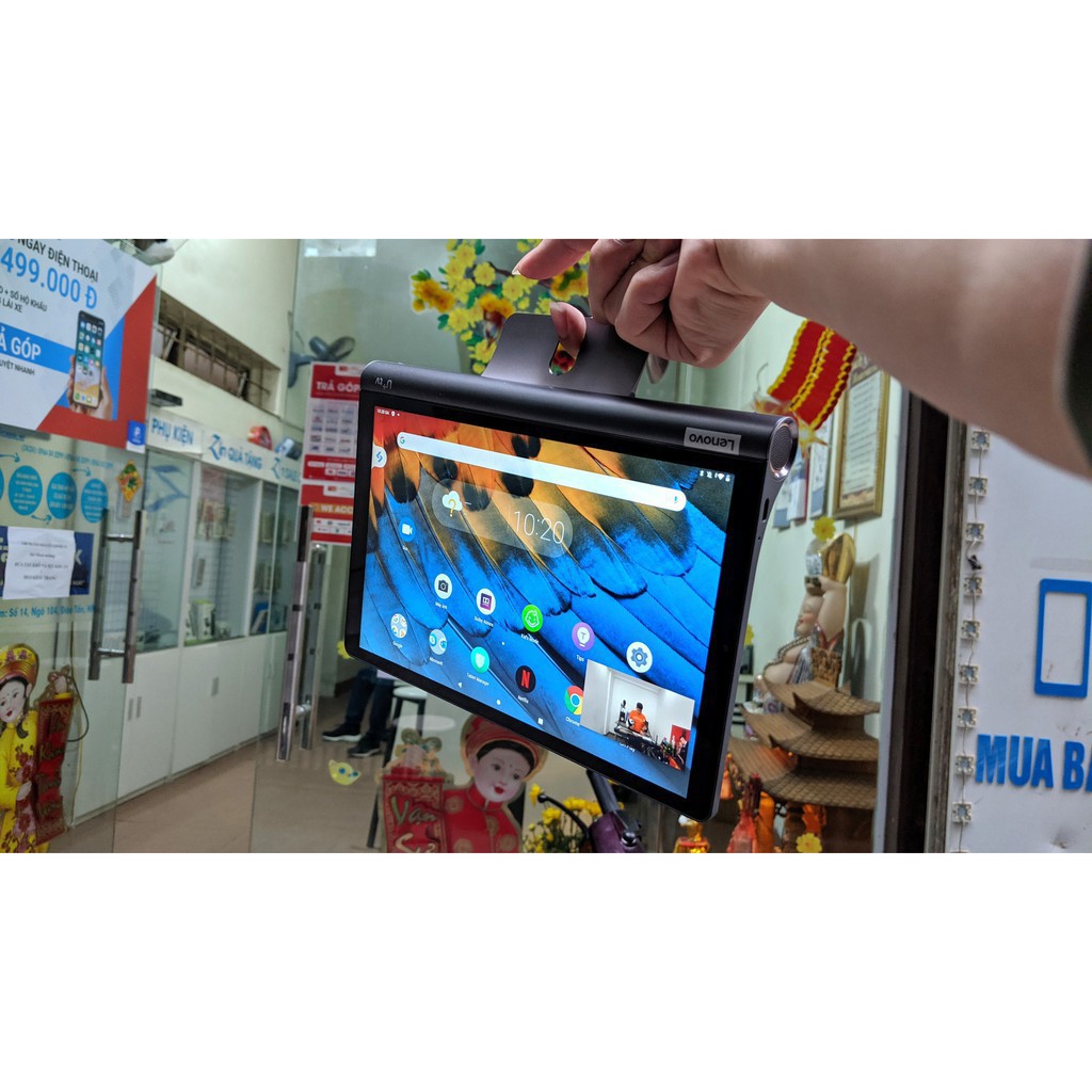 Máy tính bảng Lenovo Yoga Smart Tab 10.1  _ JBL Kép cực chất / Treo, ngả, dưng cem Film - Pin 17h