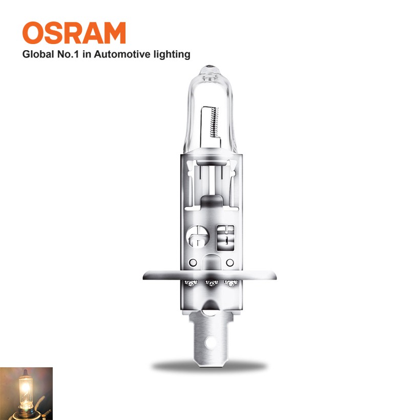 [Mã BMBAU50 giảm 10% đơn 99k] Bóng Đèn Halogen OSRAM Super Bright Premium H1 12V 100W Nhập Khẩu Chính Hãng