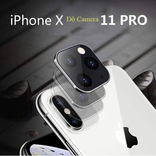 Dán độ camera IPHONE X/ Xs / Xs Max thành iphone 11 PRO MAX