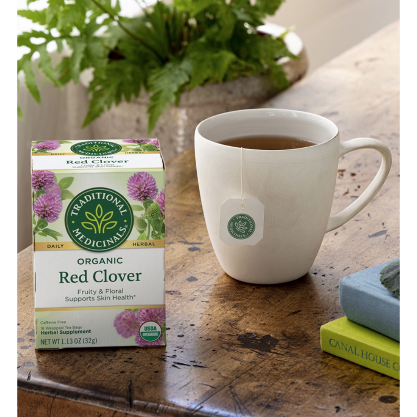 Trà Hữu Cơ Cỏ Ba Lá Đỏ Traditional Medicinals Organic Red Clover