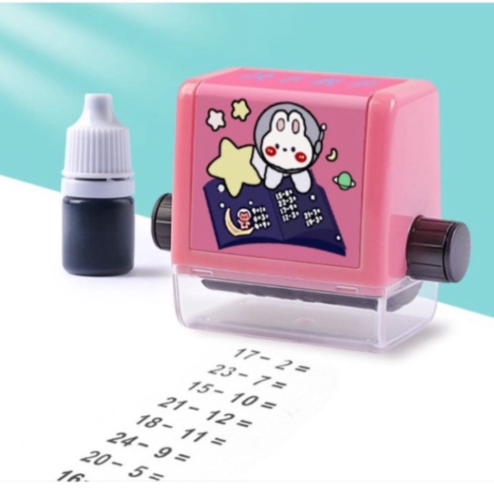 Con lăn tạo phép tính, con lăn in phép tính cộng, trừ từ 1 đến 100,Gỉam bớt thời gian bé xem điện thoại khi rảnh.