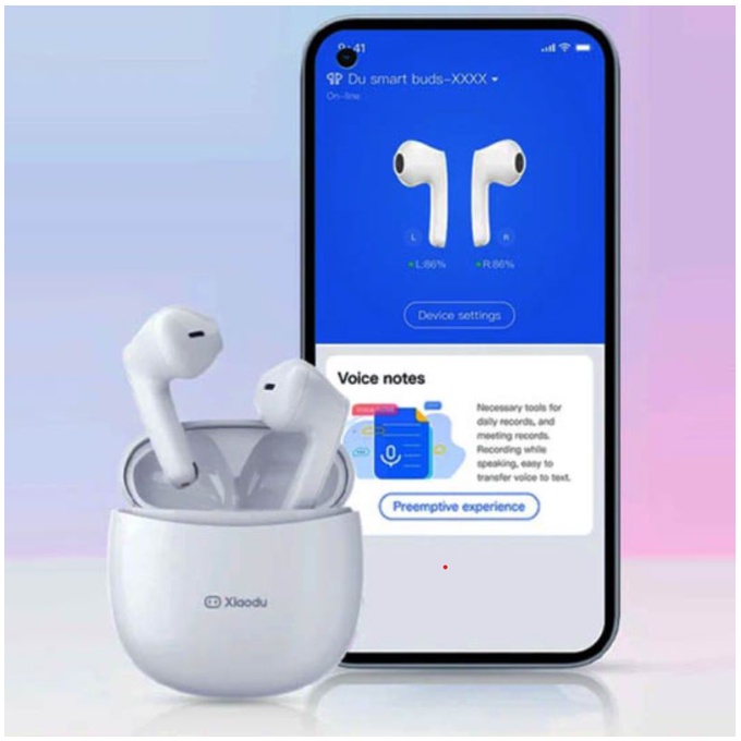 Tai nghe Xiaodu Smart Buds - Cảm ứng chạm, Chống ồn, Pin 16h - Bảo hành 12 tháng