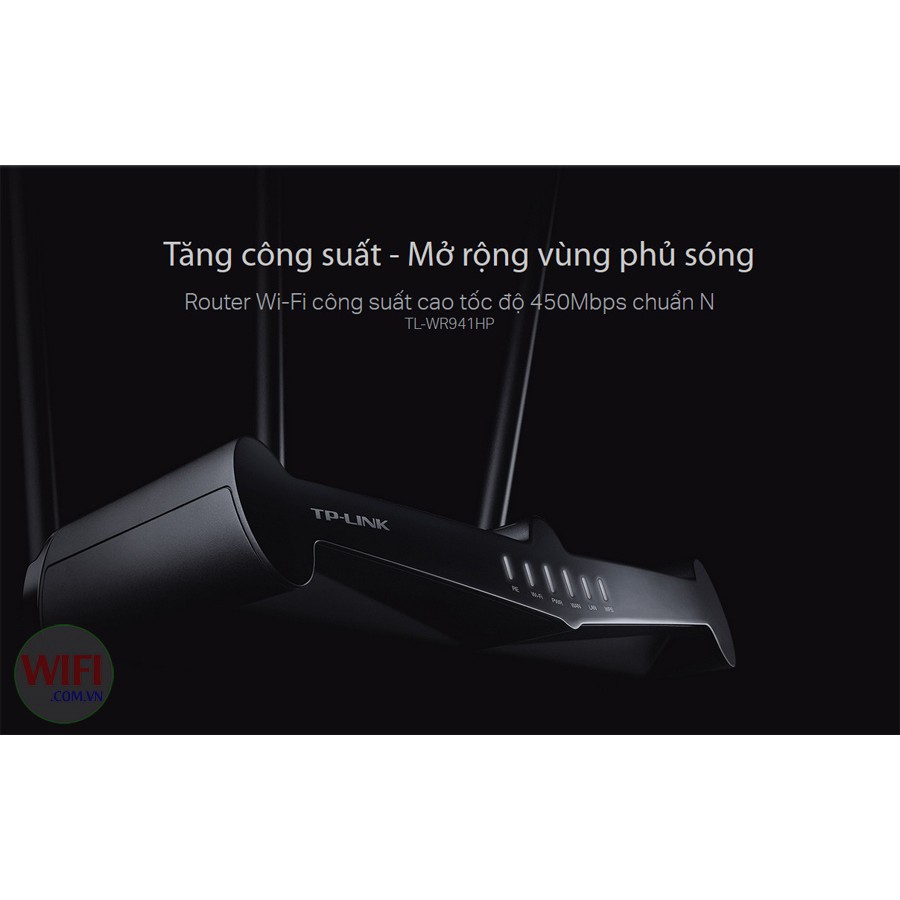 Bộ Phát Wifi Xuyên tường TP-Link WR941HP 450Mbps