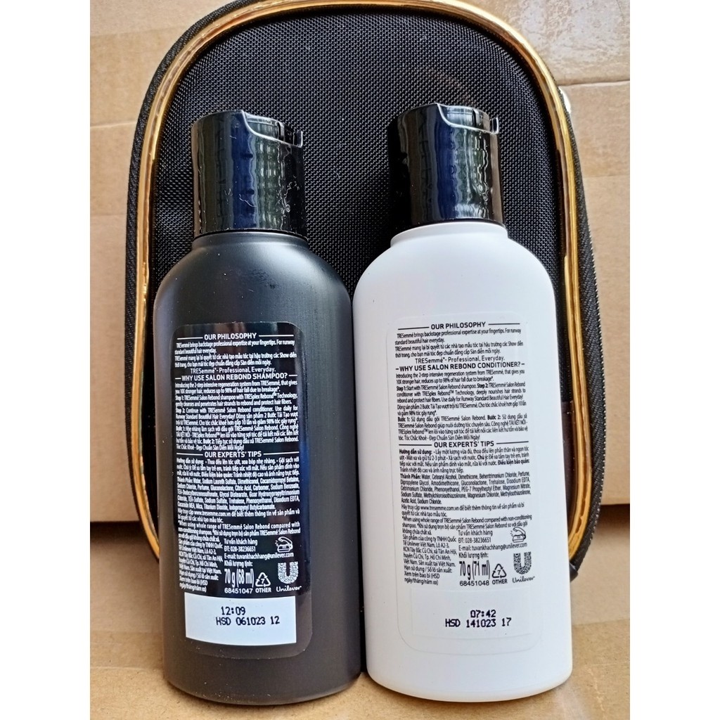 -  Dầu gội - xả TRESemme Ngăn rụng tóc 70g
