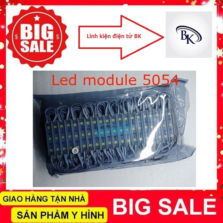 Led hắt siêu sáng 5054 12V - 3 Bóng Siêu Sáng