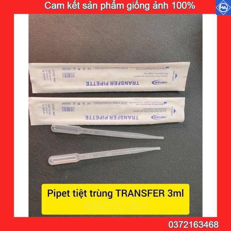 PIPET tiệt trùng TRANSFER 3 ml