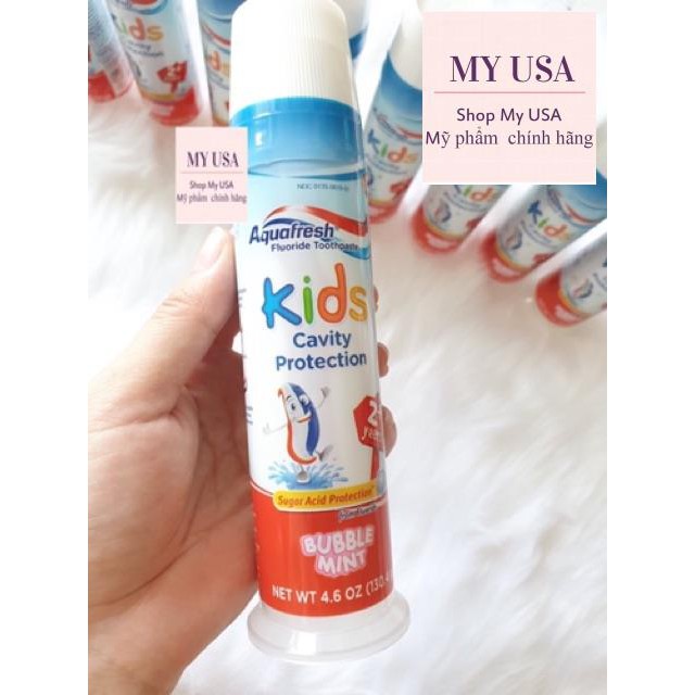 Kem đánh răng cho bé❤️ Kem Đánh Răng AQUAFRESH KIDS CAVITY PROTECTION🦋