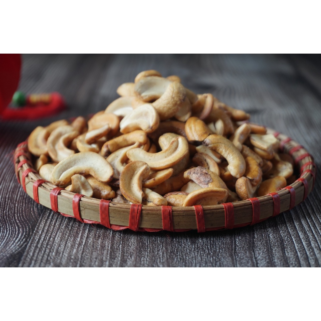 Hạt điều vỡ đôi tách vỏ rang chín 100g