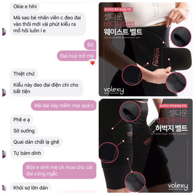 Đai Nịt Bụng Volexy về mẫu 🥇