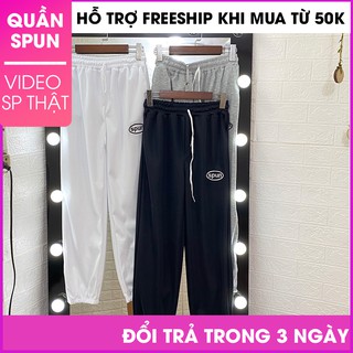 [ẢNH THẬT] Quần jogger bó ống SPUN THỂ THAO