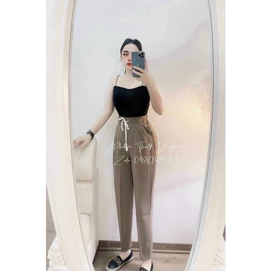 Quần Baggy Ruby Lưng Chun Dáng Đứng