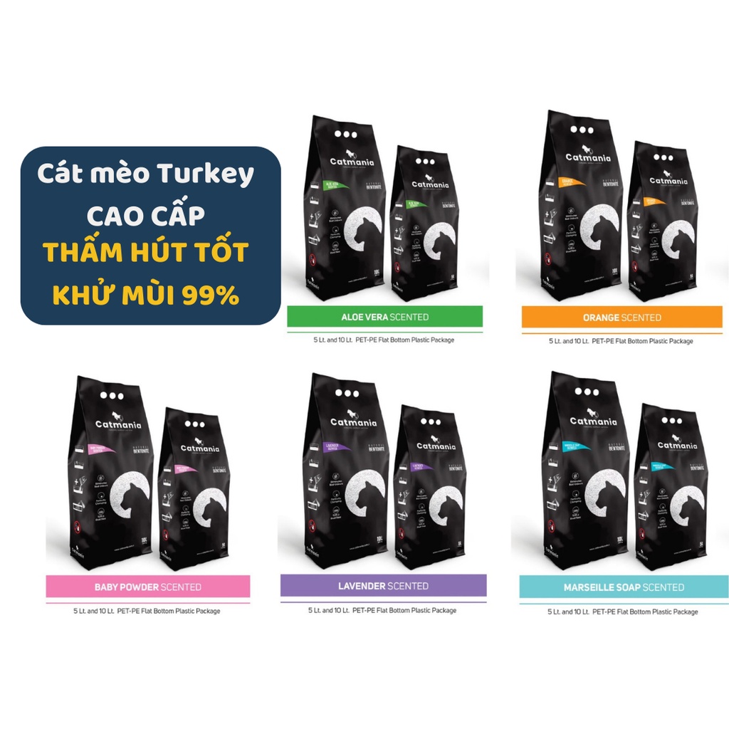 Cát mèo Catmani 10L 8,5kg - Dòng Cao Cấp