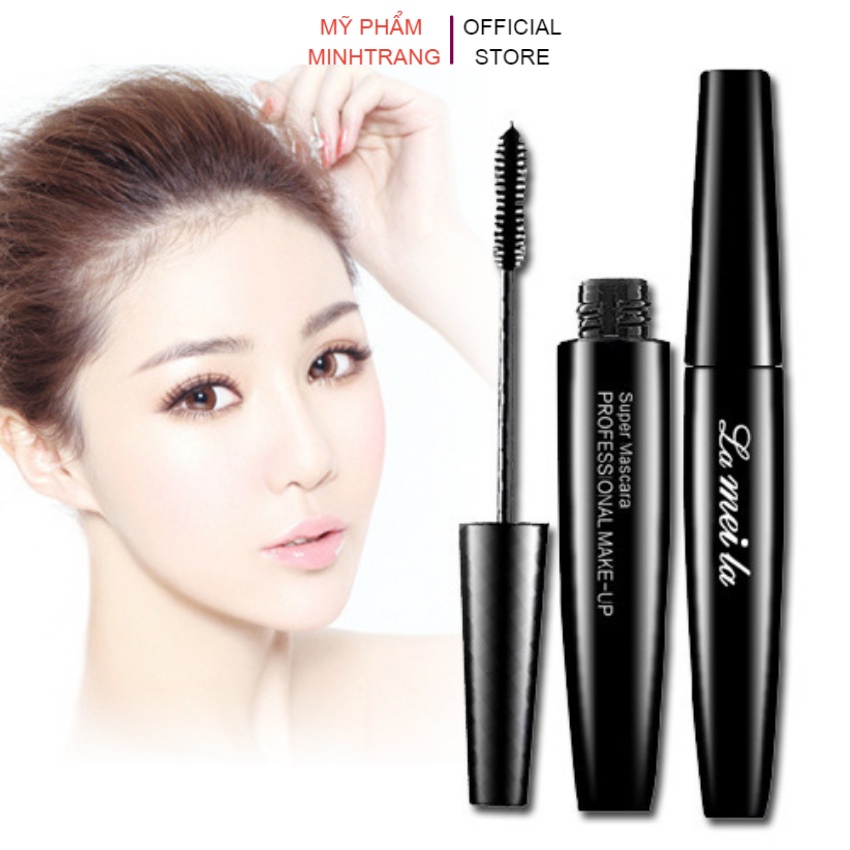 Mascara Lameila Professional vương miện,chuốt mi Lameila LML 3D không lem,không trôi,siêu mảnh làm dày và dài mi