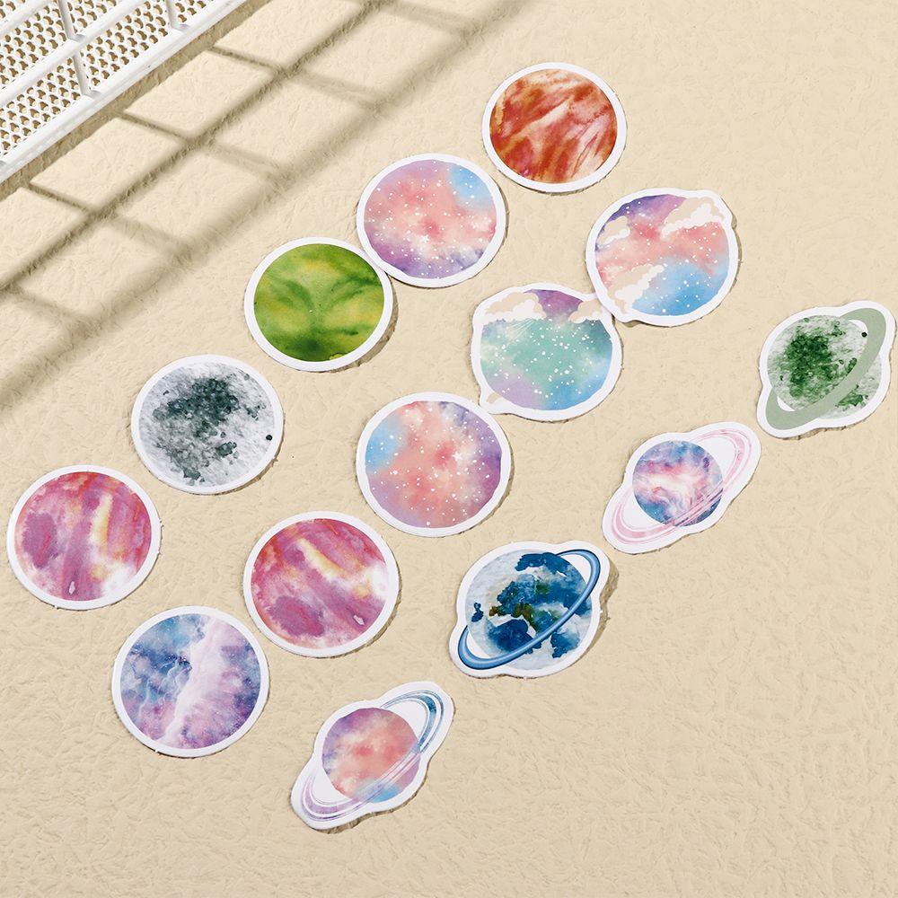 Sticker Dán Trang Trí Hình Hành Tinh Không Gian Hoạt Hình Nhật Bản