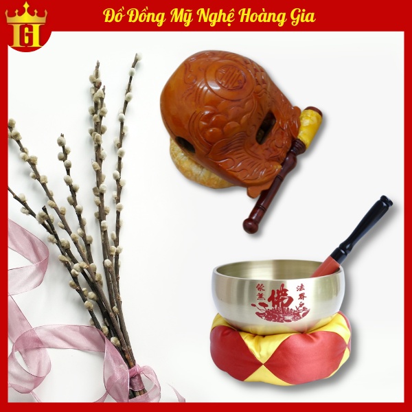 Bộ Chuông Mõ Tụng Kinh Nhỏ