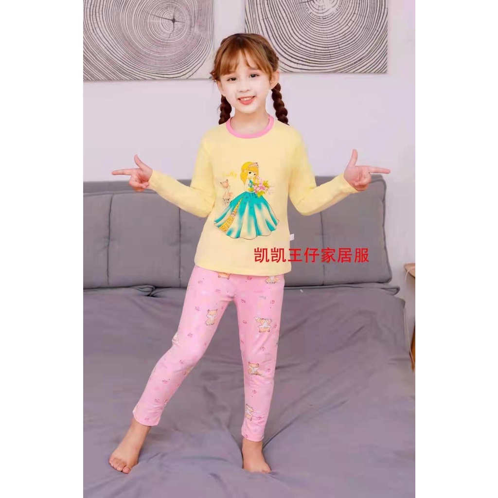 Bộ cotton dài tay bé trai, bé gái PiKa Kids cho bé từ 6-25kg