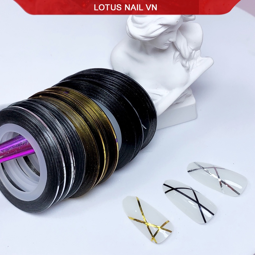 Chỉ nail kim tuyến trang trí móng