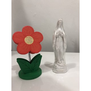 216. đức mẹ lộ đức 12cm trắng