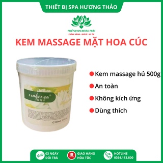 Kem massage mặt hoa cúc, mùi thơm dễ chịu, massage trơn tay cho spa