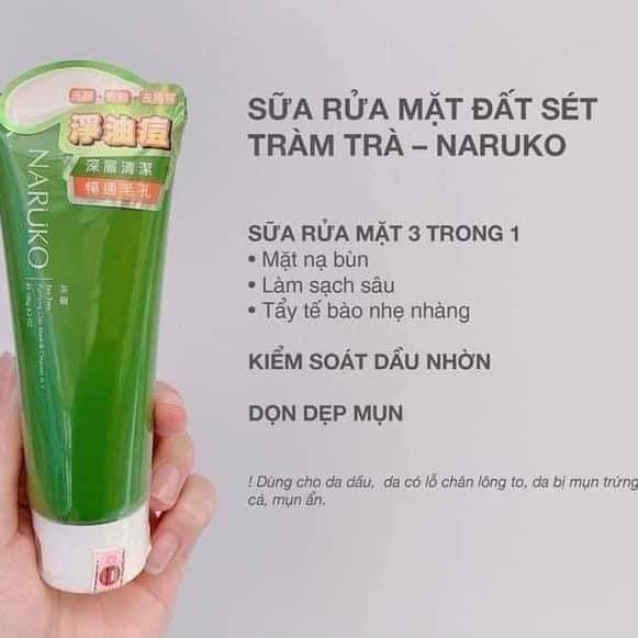 Sửa rửa mặt Tràm Trà Naruko
