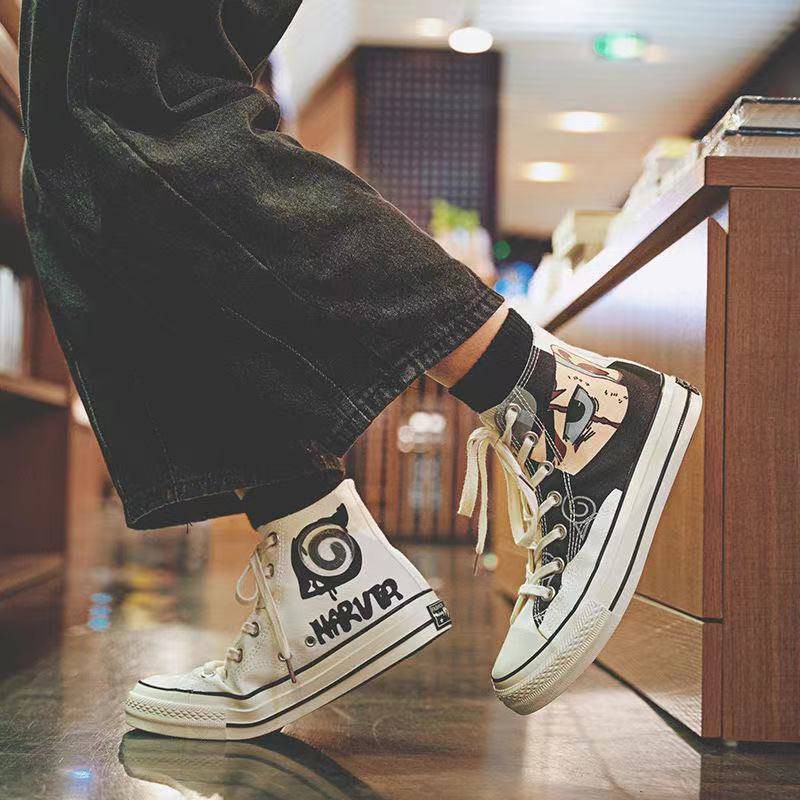 Naruto Trend All-match Graffiti giày nam tăng chiều cao | BigBuy360 - bigbuy360.vn