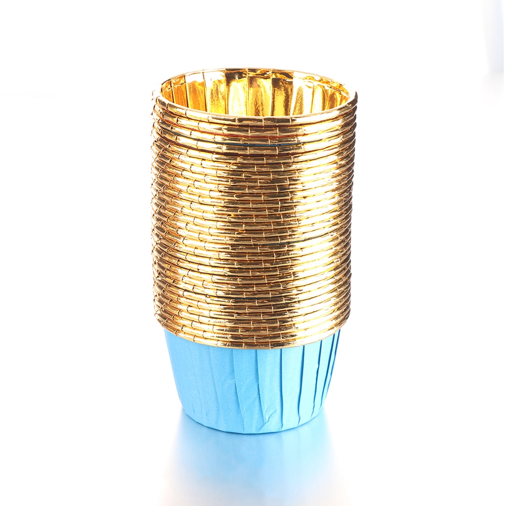 Bộ 50 giấy lót bánh Tart màu độc đáo xinh xắn