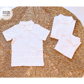 áo polo trắng hm