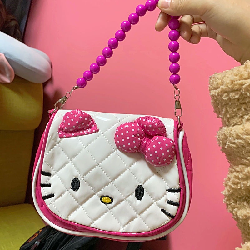 Mp. Bộ đồ dùng trong Studio🇰🇷Túi Tote họa tiết Hello Kitty đáng yêu cho bé