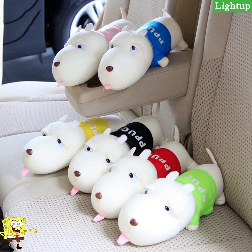 【Ready】 23CM Small Cartoon Bamboo Charcoal Car Decoration Ornaments Auto Supplies