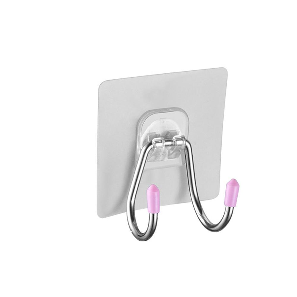 Set 5 / 10 Móc Treo Đồ Dán Tường Tự Dính Chống Thấm Nước Tiện Lợi