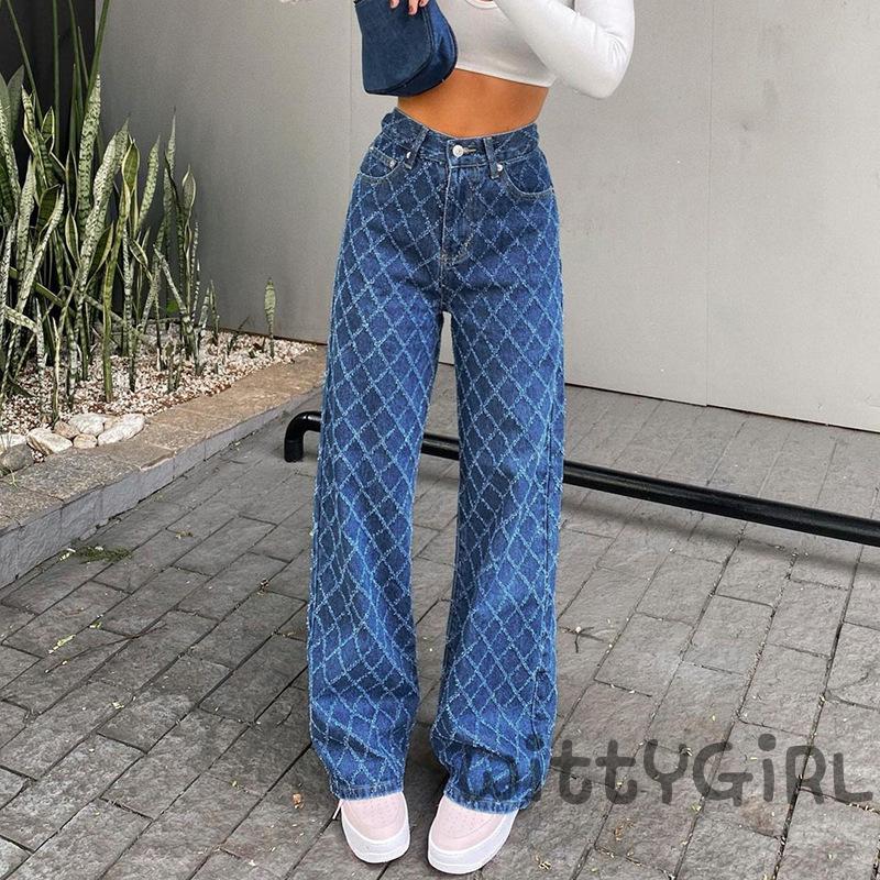 Quần Jeans Dài Lưng Cao Thời Trang Cho Nữ | BigBuy360 - bigbuy360.vn