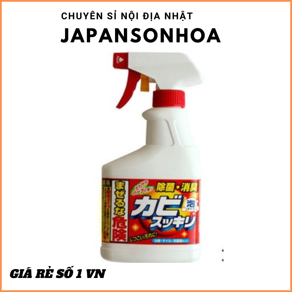 DUNG DỊCH TẨY RỬA VẾT Ố &amp; CHỐNG NẤM MỐC CỦA NHẬT (400ML)CHÍNH HÃNG dùng tẩy rửa vết ố bám lâu ngày ở sàn nhà tắm