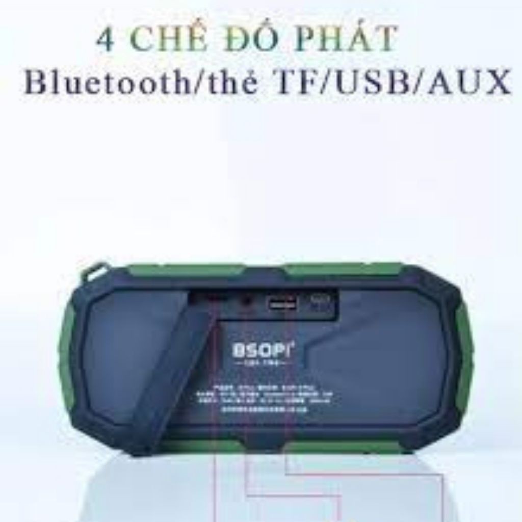 Loa Bluetooth  Free Ship  Loa bluetooth Chống Nước Chuẩn IPX68 Bsopi I9 Plus Pin  Nghe Nhạc 6 Giờ Liên Tục