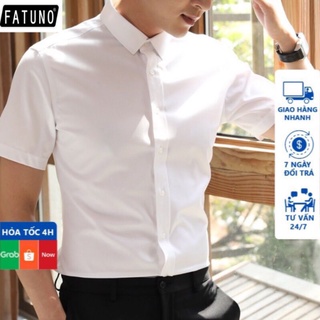 Áo sơ mi ngắn tay Hàn Quốc màu trắng phong cách Hàn Quốc