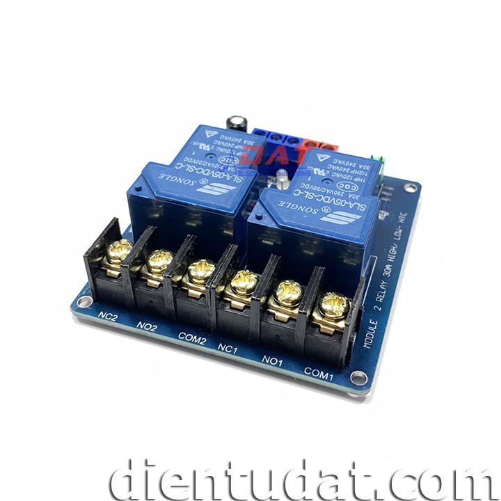 Module 2 Relay 30A - 5V Kích High/Low HTC