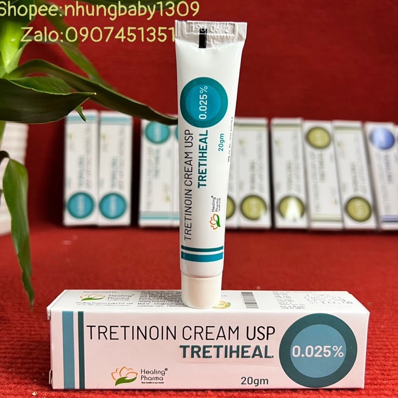 Kem tretinoin TRETIHEAL giảm mụn chống lão hoá