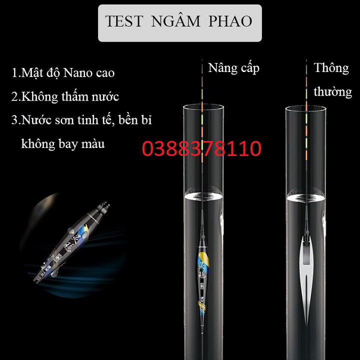 Phao Câu Đài Ngày Đêm CHUANG WEI Đuôi Cứng, Siêu Nhạy, Truyền Tín Hiệu Cực Nhanh - PC10