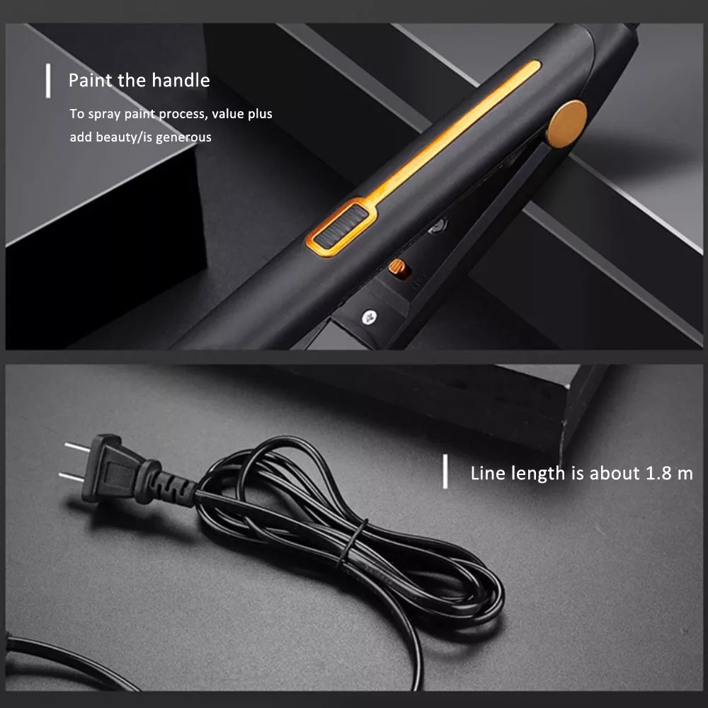 Máy Duỗi / Uốn Tóc 2 Trong 1 Mini Chuyên Dụng Tạo Kiểu Tóc Xoăn Nhanh Chóng