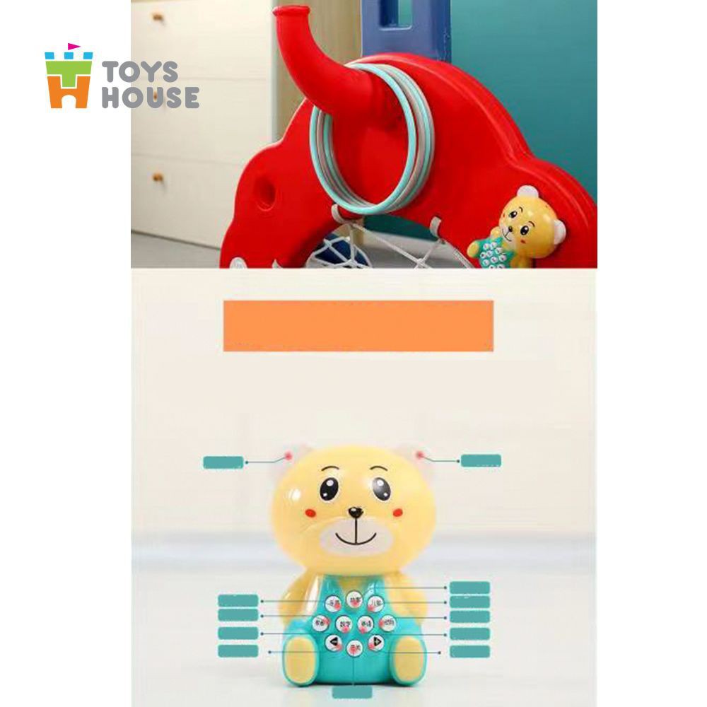 Bộ đồ chơi thể thao đa năng cho bé: Bóng đá, ném vòng, bóng rổ Toys House WM19041, hàng chính hãng cao cấp