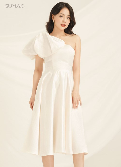 [Mã WABRMINI2 giảm 10% tối đa 50k đơn 250k] Đầm Luxury vai nơ DVA862 GUMAC