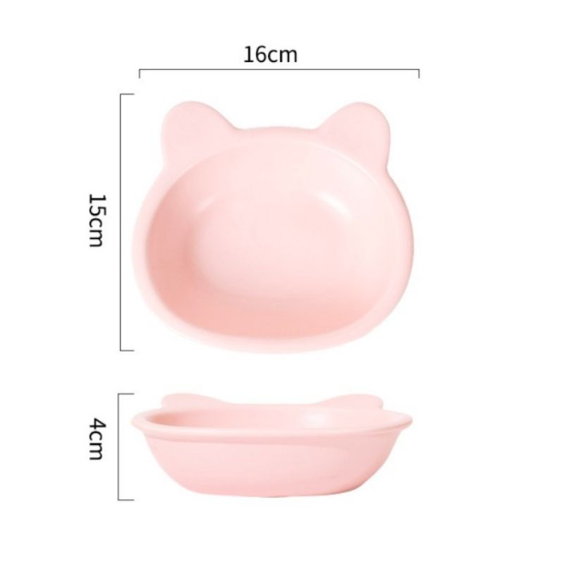 Bát gốm sứ ăn dặm hình Gấu dung tích 300ml, Baby Tôm