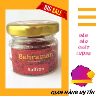 Nhụy nghệ tây Saffron Bahraman Negin hộp 1g giá tốt