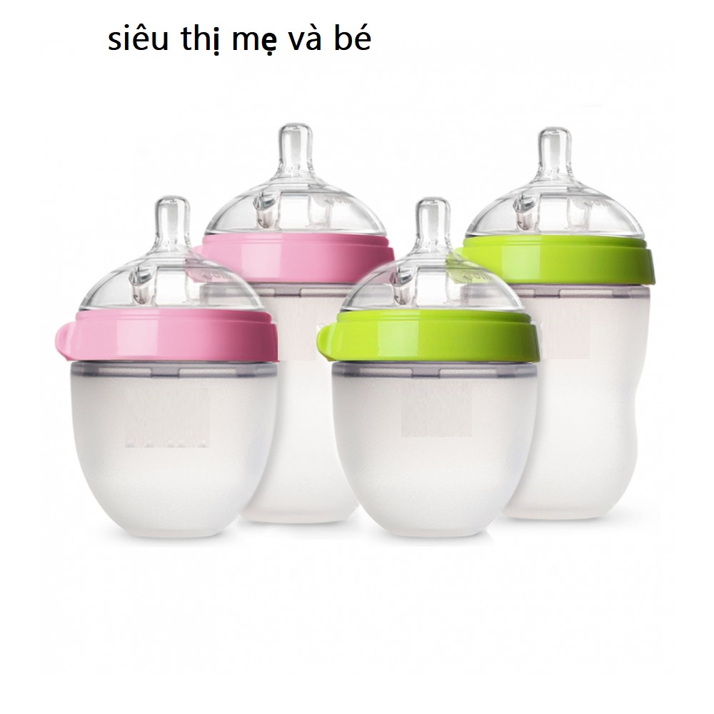 Bình sữa Silicon SIêu mềm comot Hàn Quốc 150ml/250ml