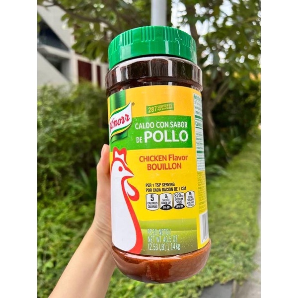 Bill Mỹ + Air - Hạt Nêm Gà Knorr 1.14kg Mẫu Mới Date 05/24