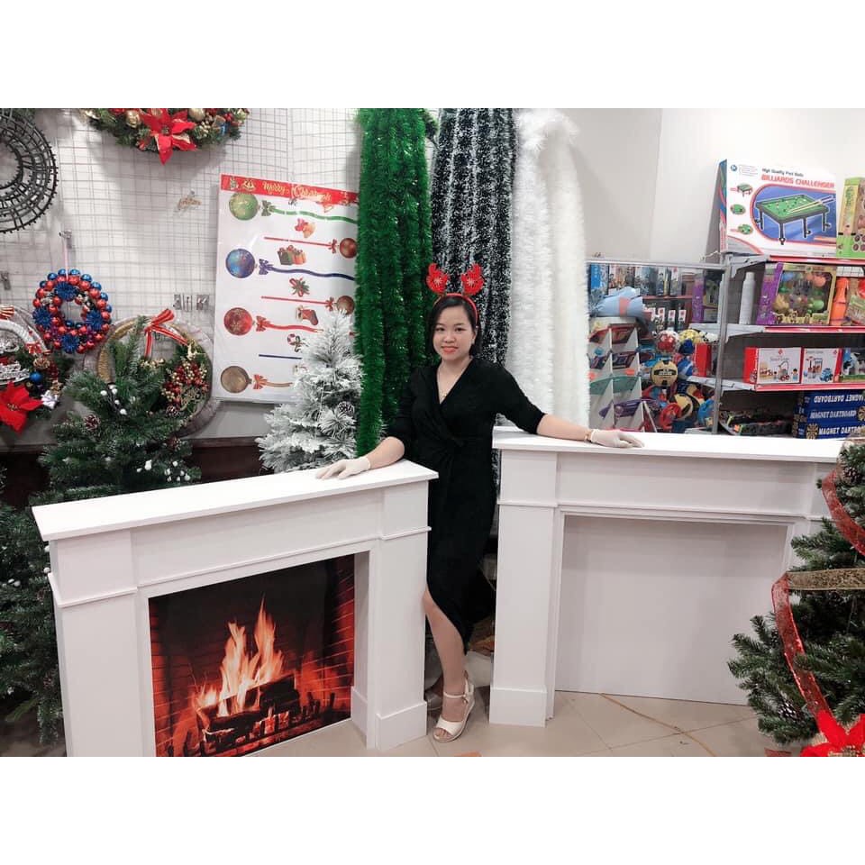 Mô hình lò sưởi trang trí Halloween, Decor nhà cửa