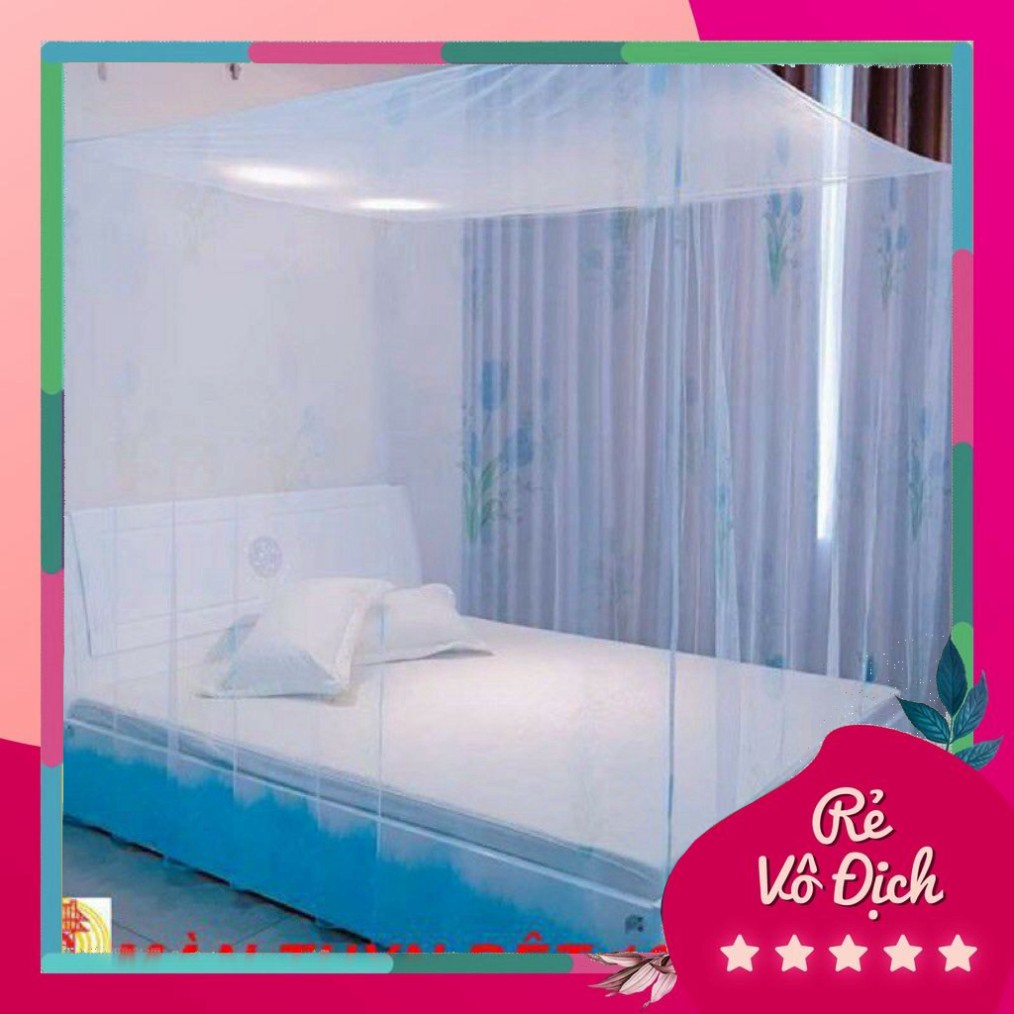 [Hàng đẹp] Màn tuyn hoa dầy dặn , Mùng ngủ chống muỗi cao cấp