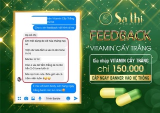 Combo 20v vitamin cấy trắng
