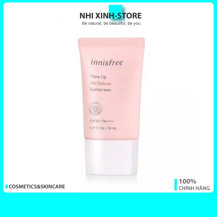 Kem Chống Nắng Innisfree Tone Up No Sebum Sunscreen SPF50+ PA++++