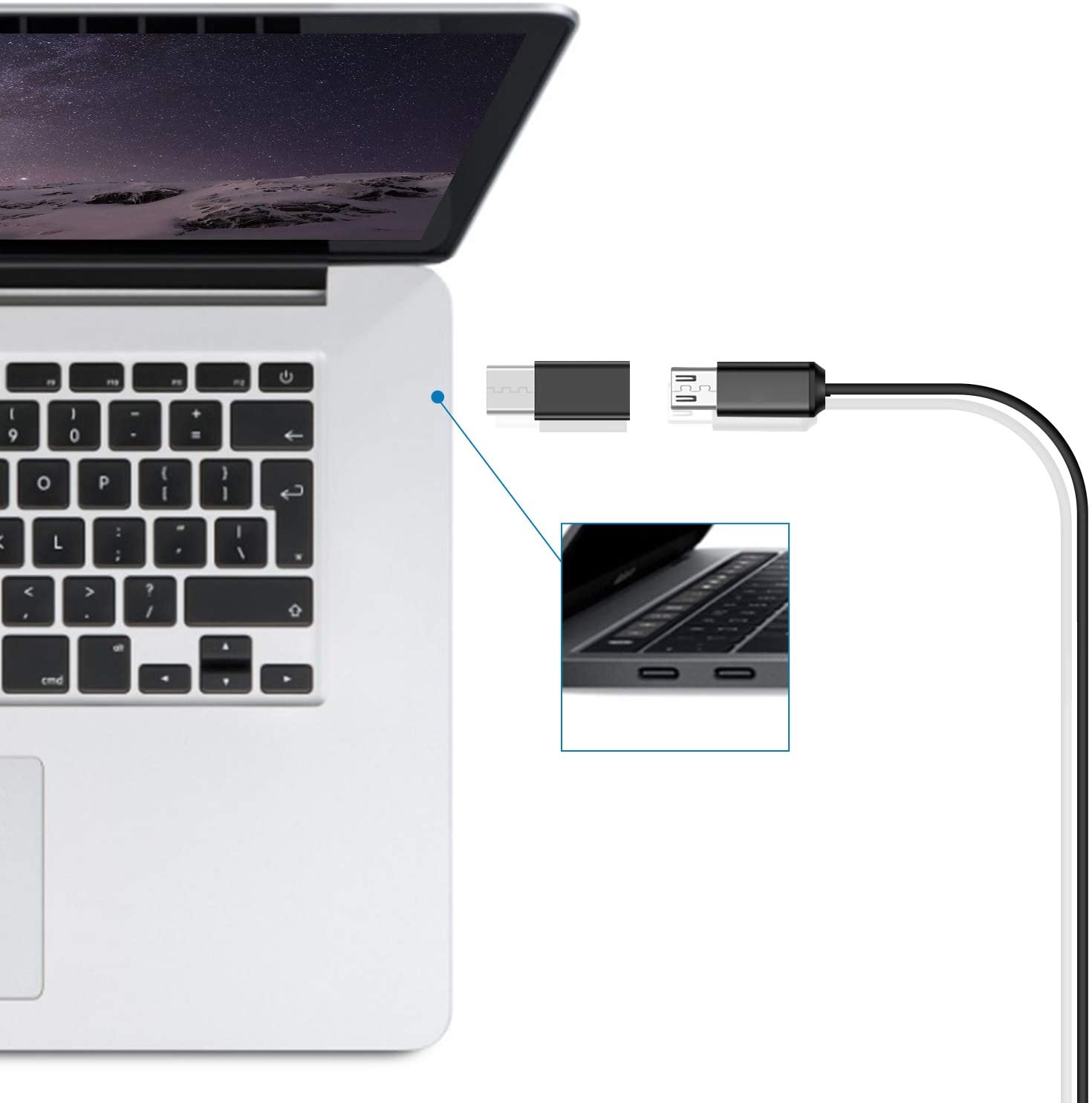 Đầu Chuyển Đổi Usb-C 3.1 Sang Micro Usb (Male) Sang Micro Usb (Female) Cho Galaxy S20 Pixel 4 Xl